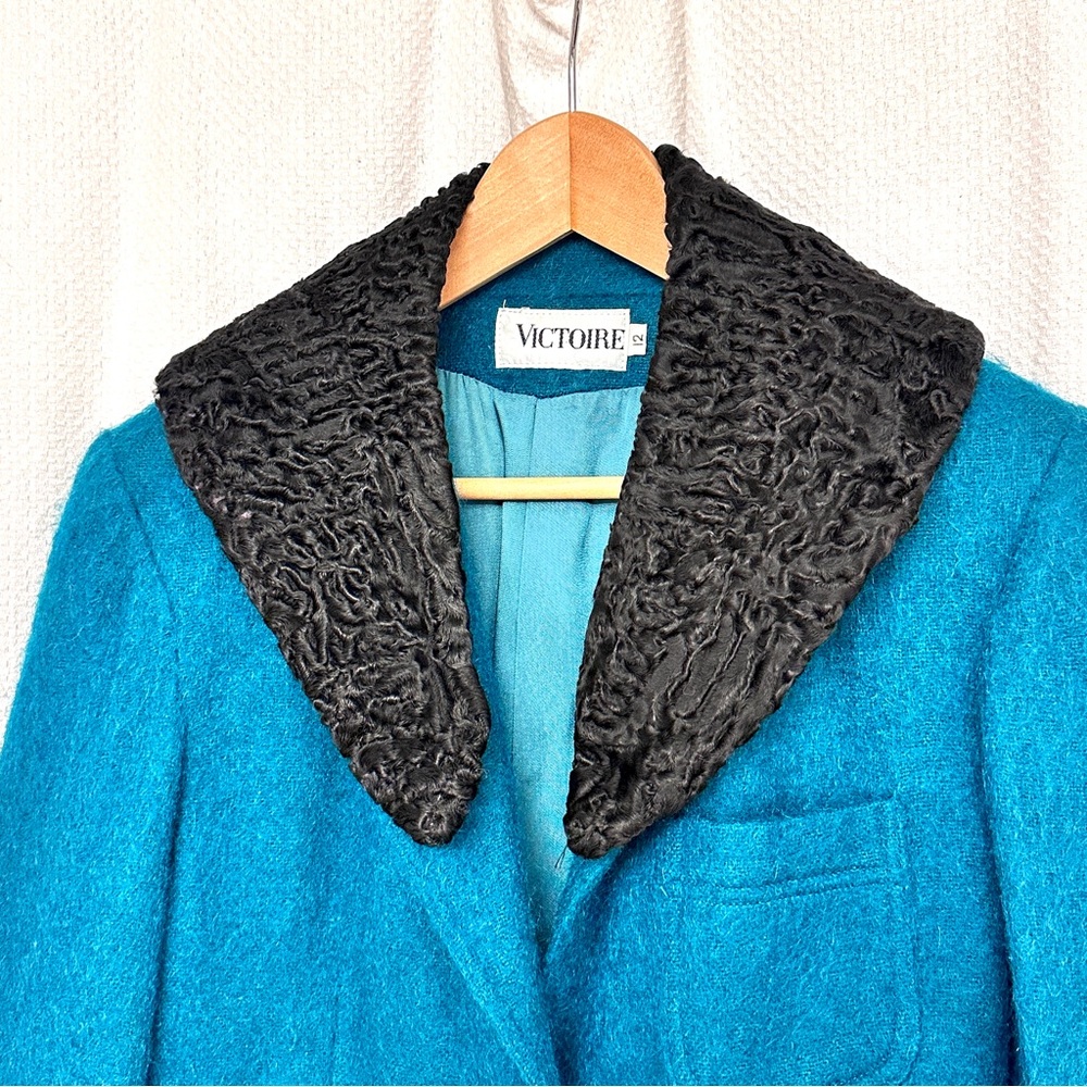 Persian Lamb Fur Black Collar